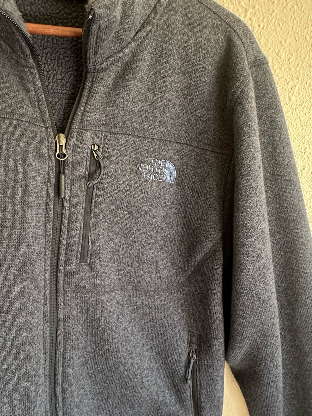 The north face men’s full zip jacket blue - Picture 2 of 4